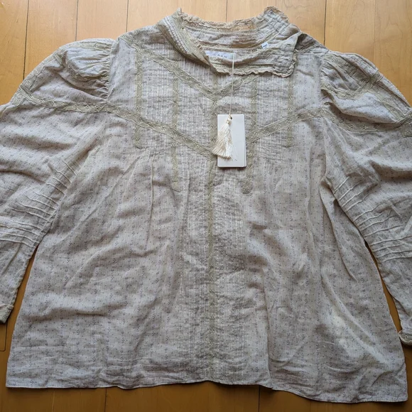 Doen Albertine Top In Frances Floral, Size L - Picture 3 of 8